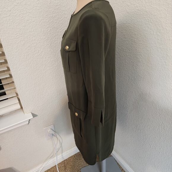 Diane Von Furstenberg Olive Green Agness Dress size 0 - Picture 4 of 16